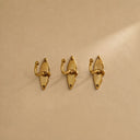 Small Brass Wall Hook – Handmade Coat & Towel Hook