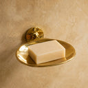 Handmade Brass Wall Mounted Soap Dish – Moroccan Soap Holder for Shower