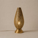 Handmade Moroccan Brass Teardrop Lamp
