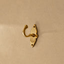 Small Brass Wall Hook – Handmade Coat & Towel Hook