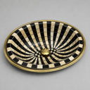Handcrafted Bone Inlay Sink Basin
