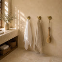 Handmade Brass Robe Hook – Antique Moroccan Wall Hardware