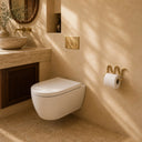 Handmade Zig Zag Brass Toilet Paper Holder | Unlacquered Brass Wall Mount