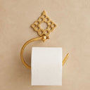Moroccan Brass Toilet Paper Holder | Handmade Wall Mounted Roll Holder