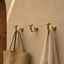 Minimalist Brass Hook – Luxury Bathroom & Entryway Hardware