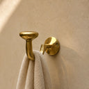 Minimalist Brass Hook – Luxury Bathroom & Entryway Hardware
