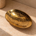 Oval Brass Soap Holder