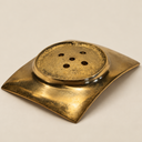 Back of brass soap holder