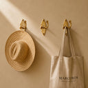 Small Brass Wall Hook – Handmade Coat & Towel Hook