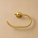 Solid Unlacquered Brass Ring Holder – Towel Ring & Toilet Paper Holder | Wall Mounted Bathroom Hardware