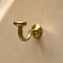 Minimalist Brass Hook – Luxury Bathroom & Entryway Hardware