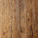 Rustic vertical wood planks with visible grain, knots, and weathered texture in warm brown and tan tones.
